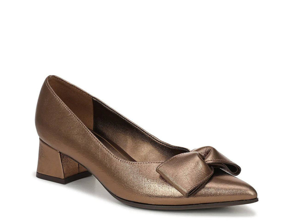 Naturalizer  Mavis  Pump  Old  Gold  Leather  9.5W  New  $160