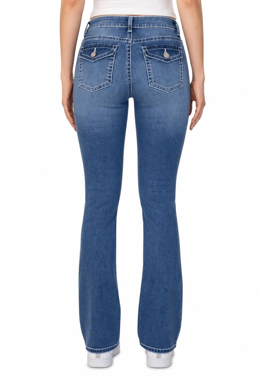 Madden Girl Women’s Blue Denim Jeans Size 3 NWOT  $46