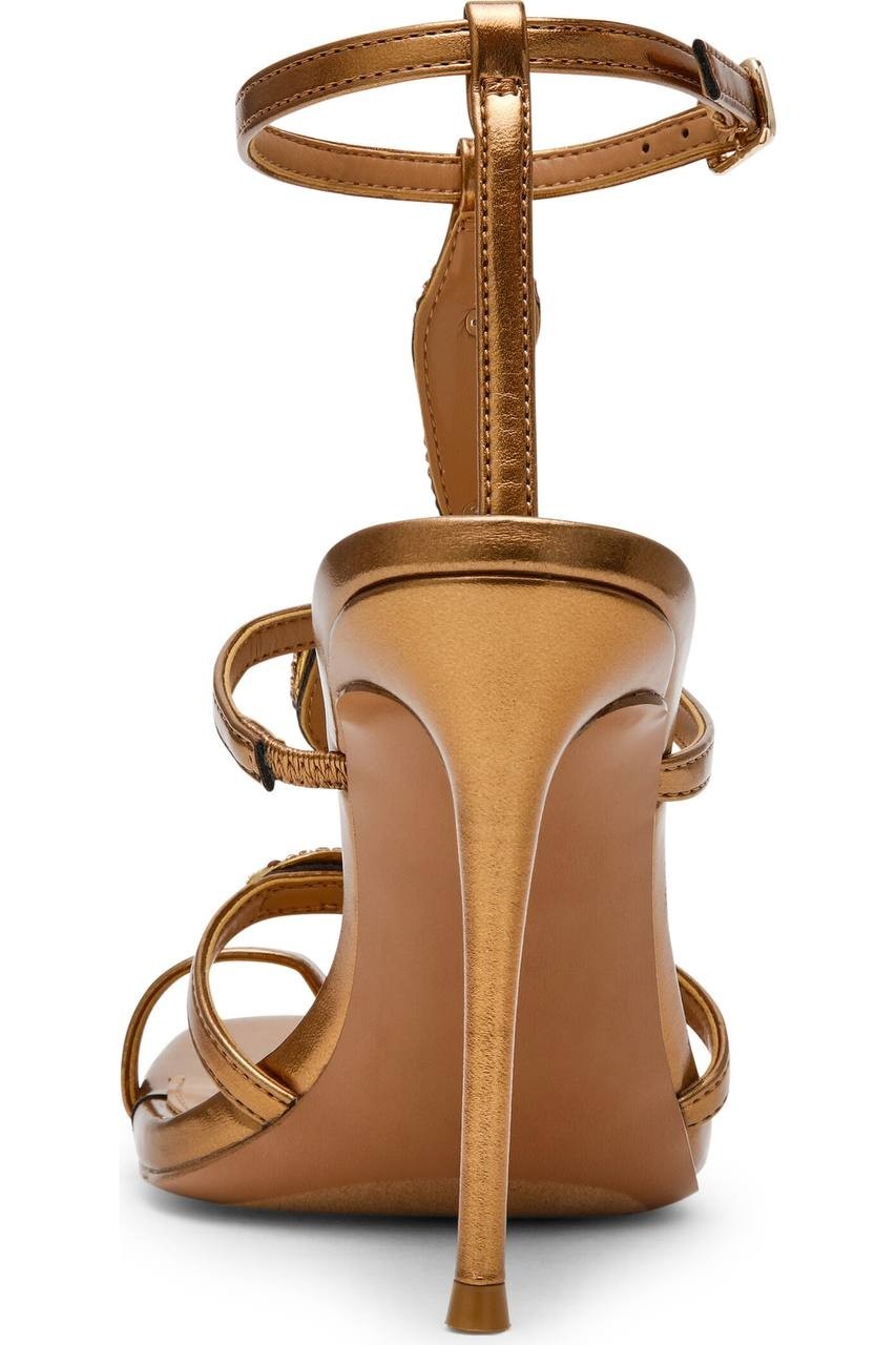 Steve  Madden  High  Heel  Sandals  Bronze  7  New  $139
