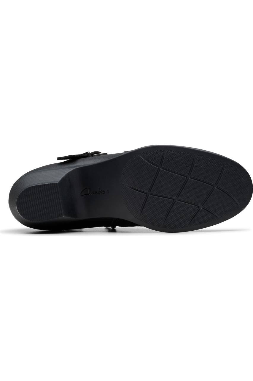 Clarks  Shooties  Black  Leather  8M  New  $105