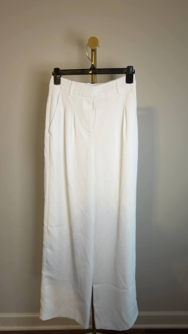 French Connection Harry Suiting Trousers Summer White 0 NWOT $98