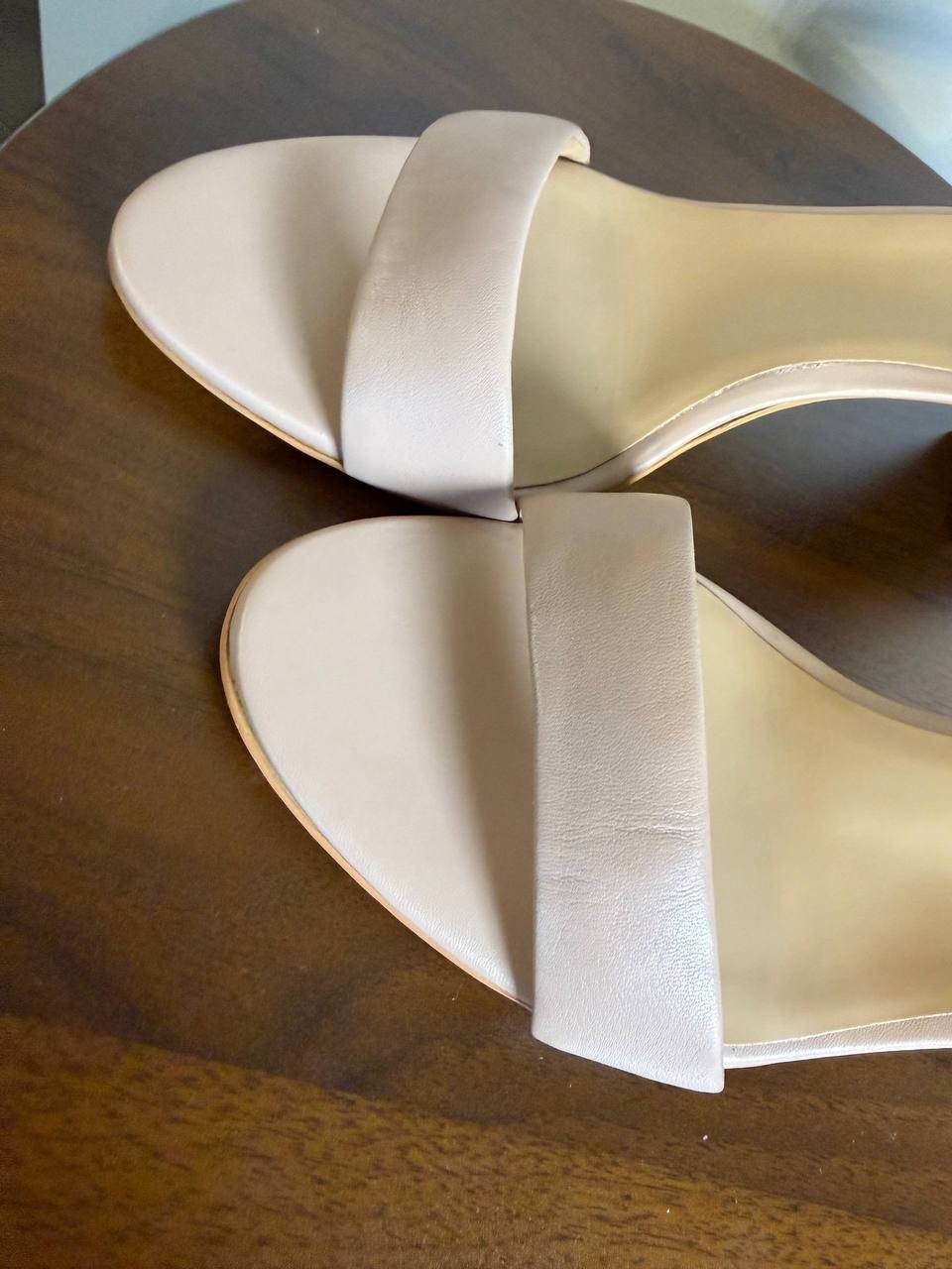 Naturalizer Vera Leather Ankle‑Strap Sandals – Opal – Size 10N – New in Box