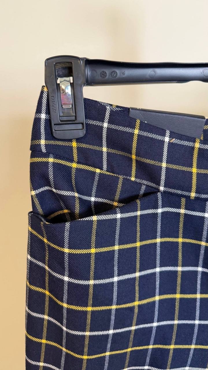 Tommy Hilfiger Women’s Plaid Slim-Fit Ankle Pants Midnight Multi 16 $109 NWT