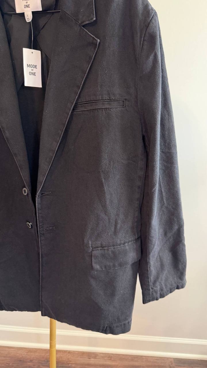 Mode of One Men’s Caray Denim Blazer Relaxed Fit L $139.50 NWT