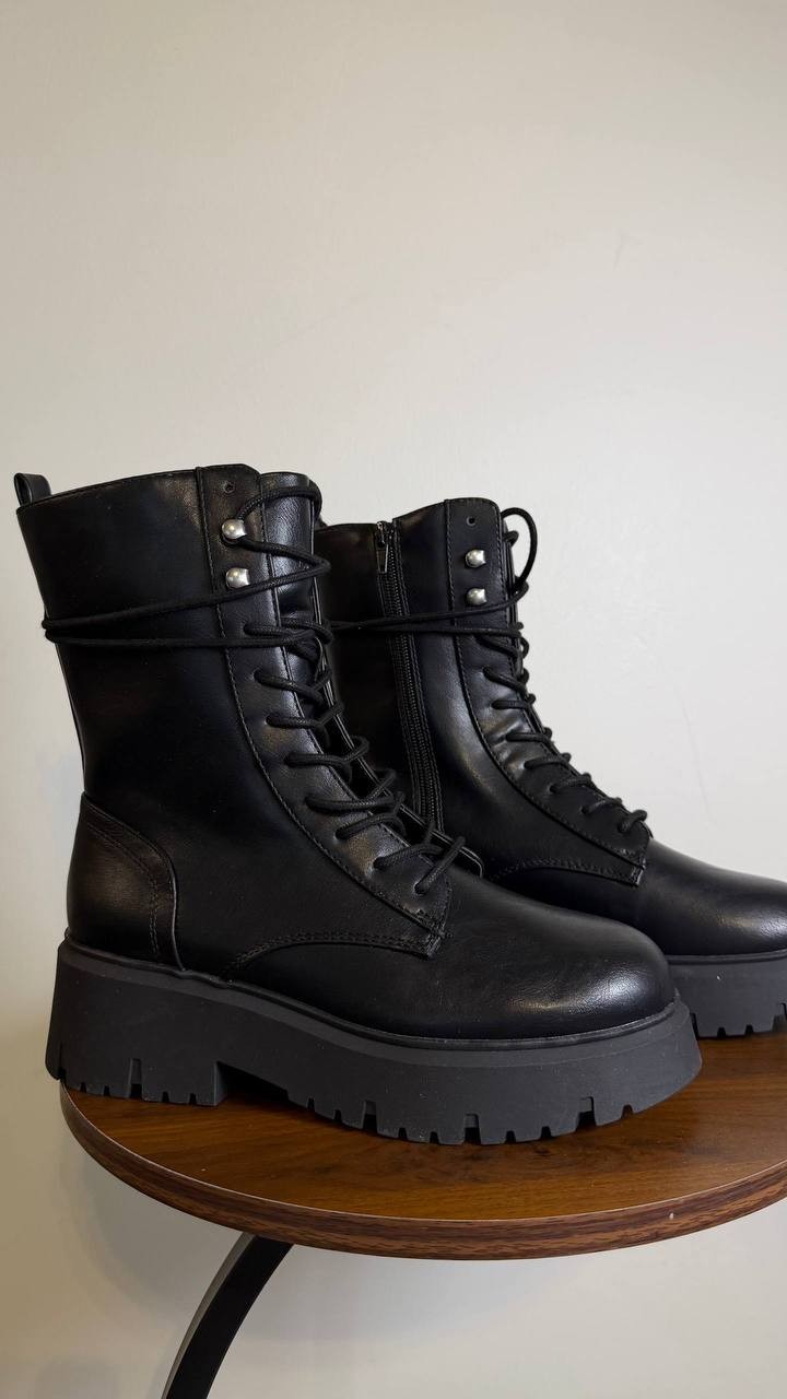 Madden Girl Black Man‑Made Booties 6.5 New in Box MSRP $89