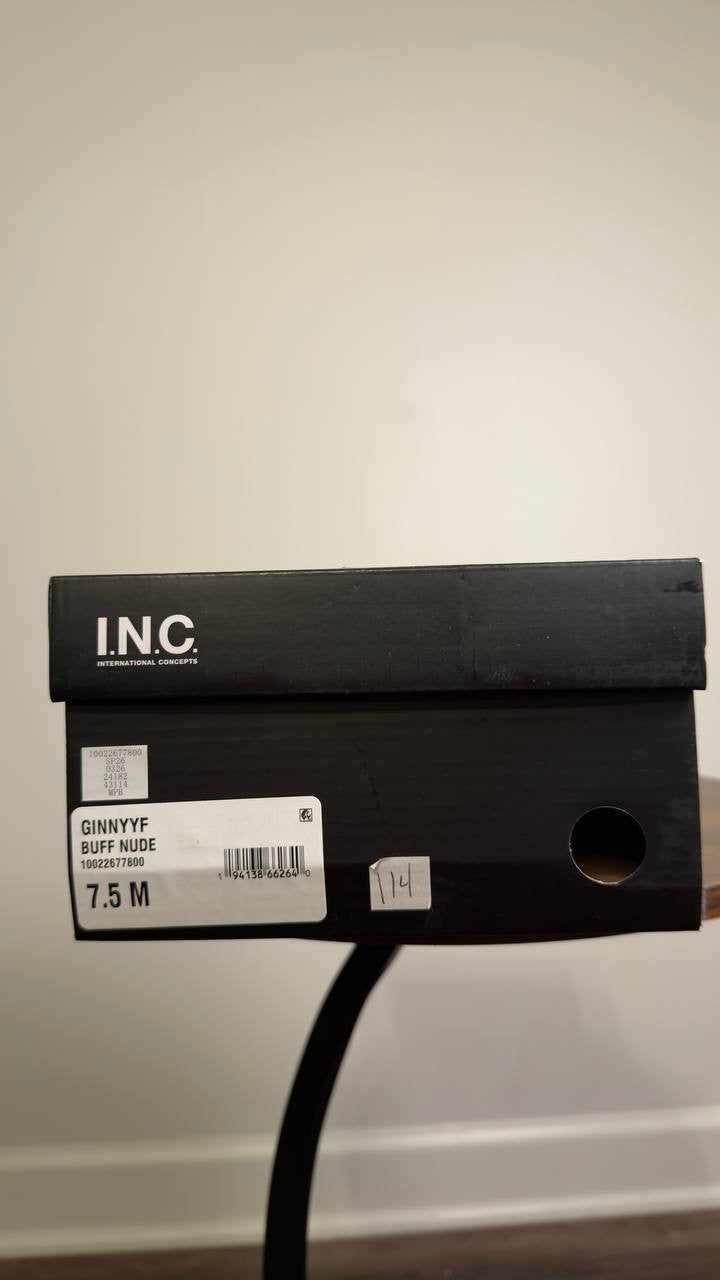 I.N.C. International  Concepts   Sandals  Nude  Bling  7.5 M  NWT  $99.90