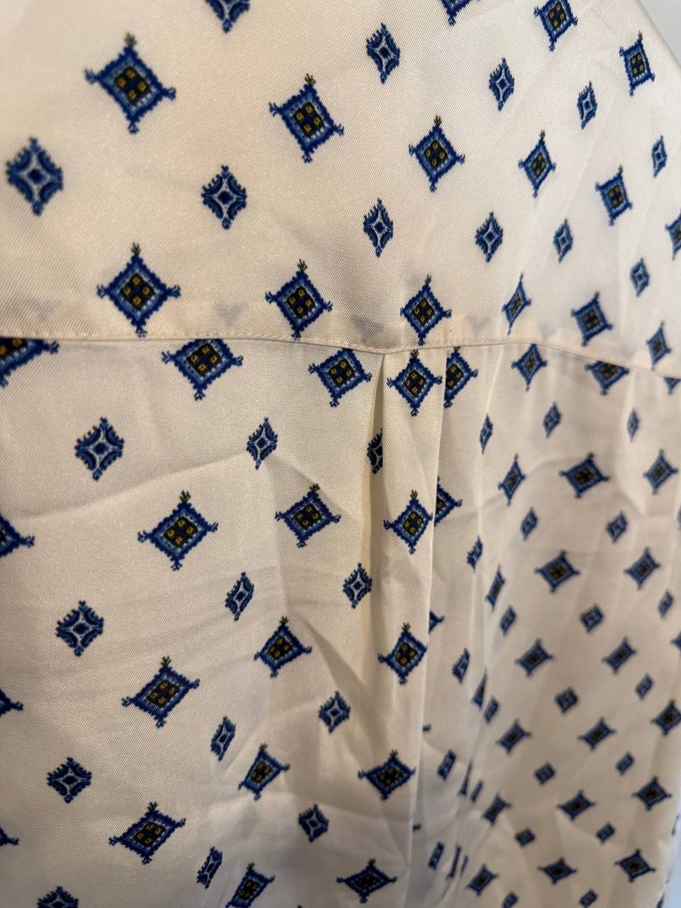 ones Satin Twill Button‑Down Blouse – Size XS – New – Has Been Washed – $79.50