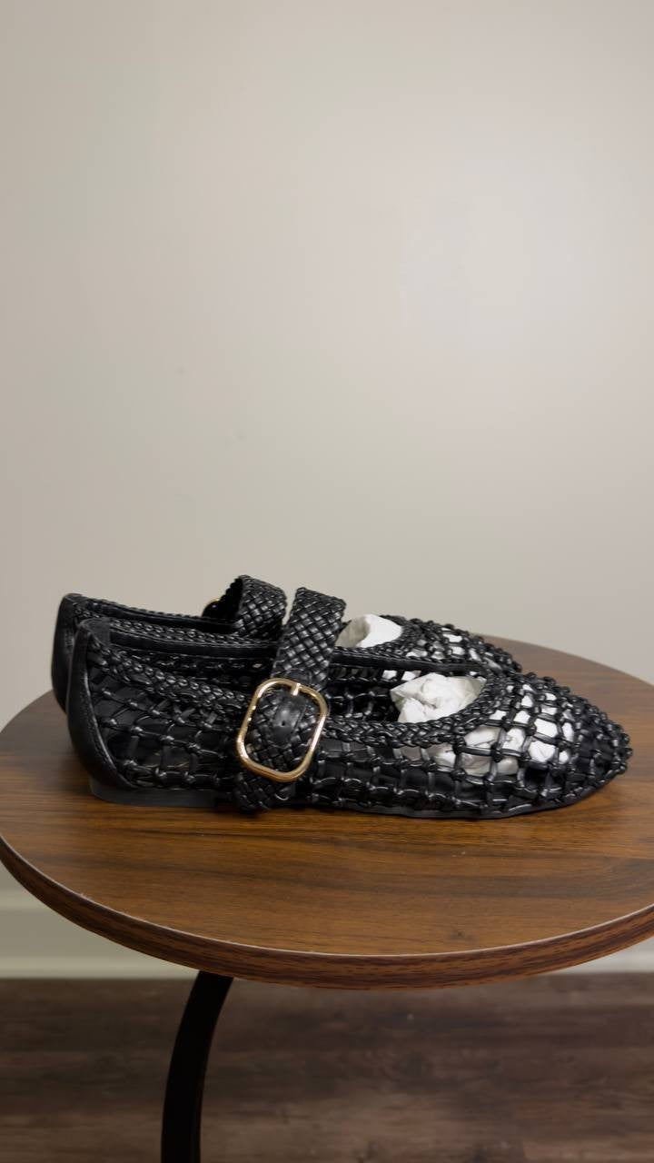 Kenneth  Cole  Ballet  Flats  Black  5M  New  $129
