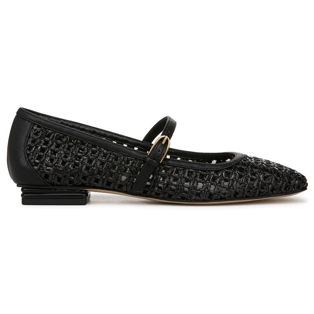 Franco Sarto “Tinsley” Mary Jane Flats – Size 6M – Black Mesh – Preowned