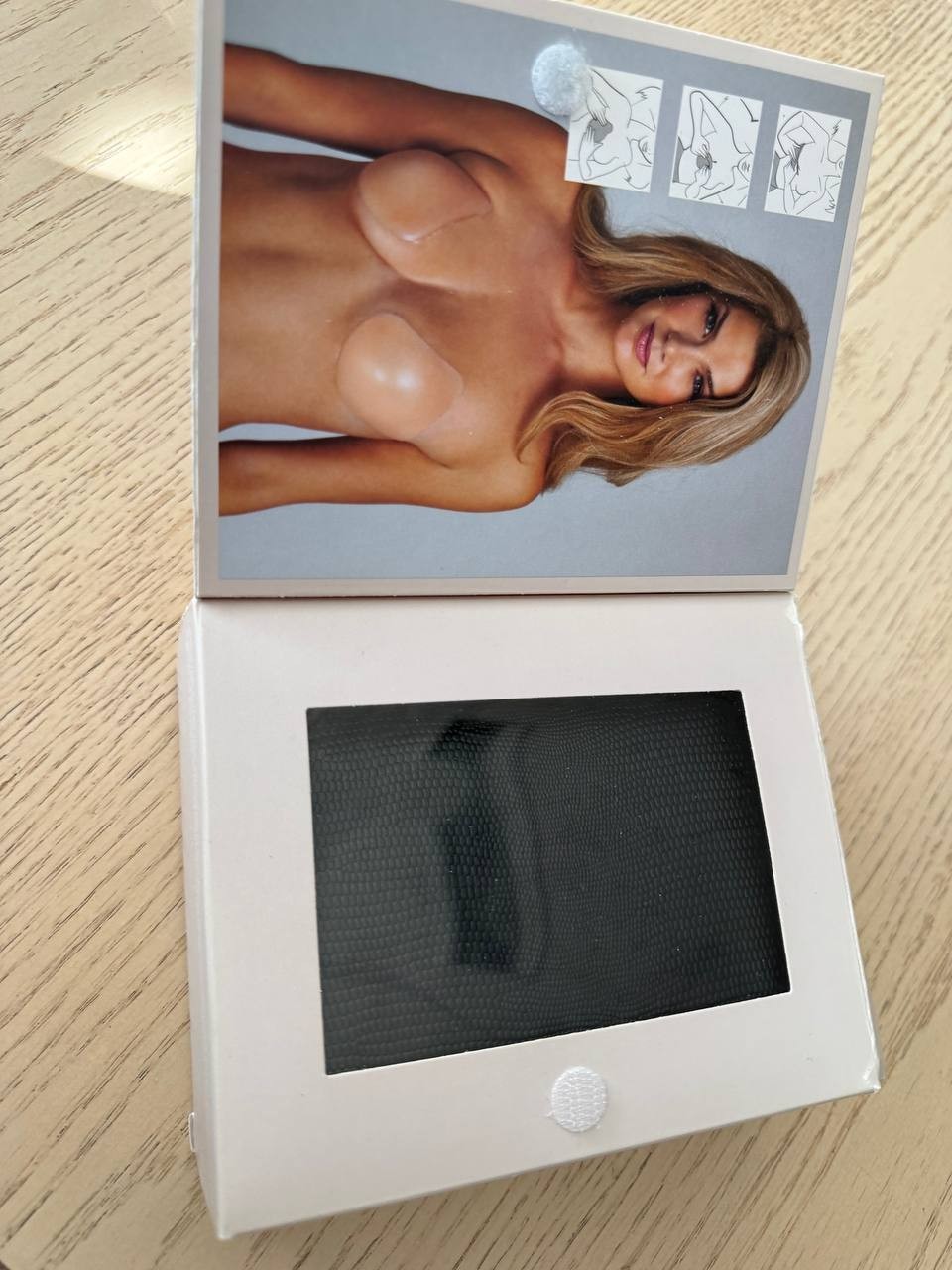 Fashion Forms Lift It Up Backless Strapless Plunge Bra – Size D, Translucent