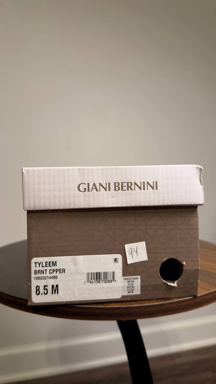 Giani  Bernini  Thong  Flat  Sandals  Brown  8.5M  New  $59.90
