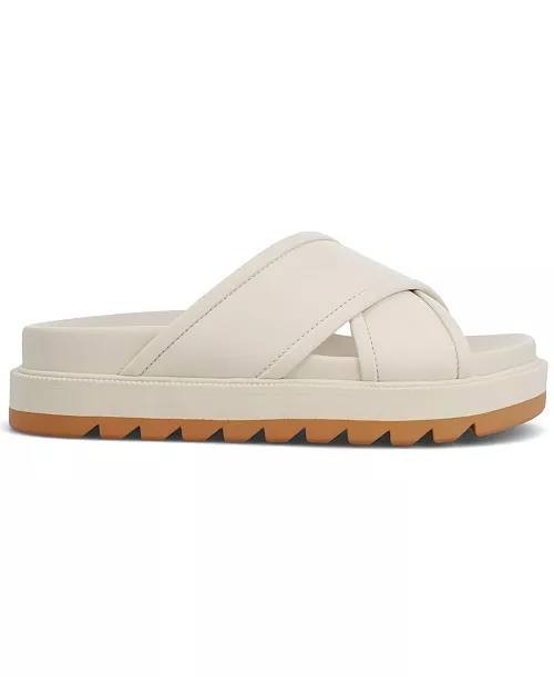 MIA  Platform Slide Sandals  Bone  9M  New  $80