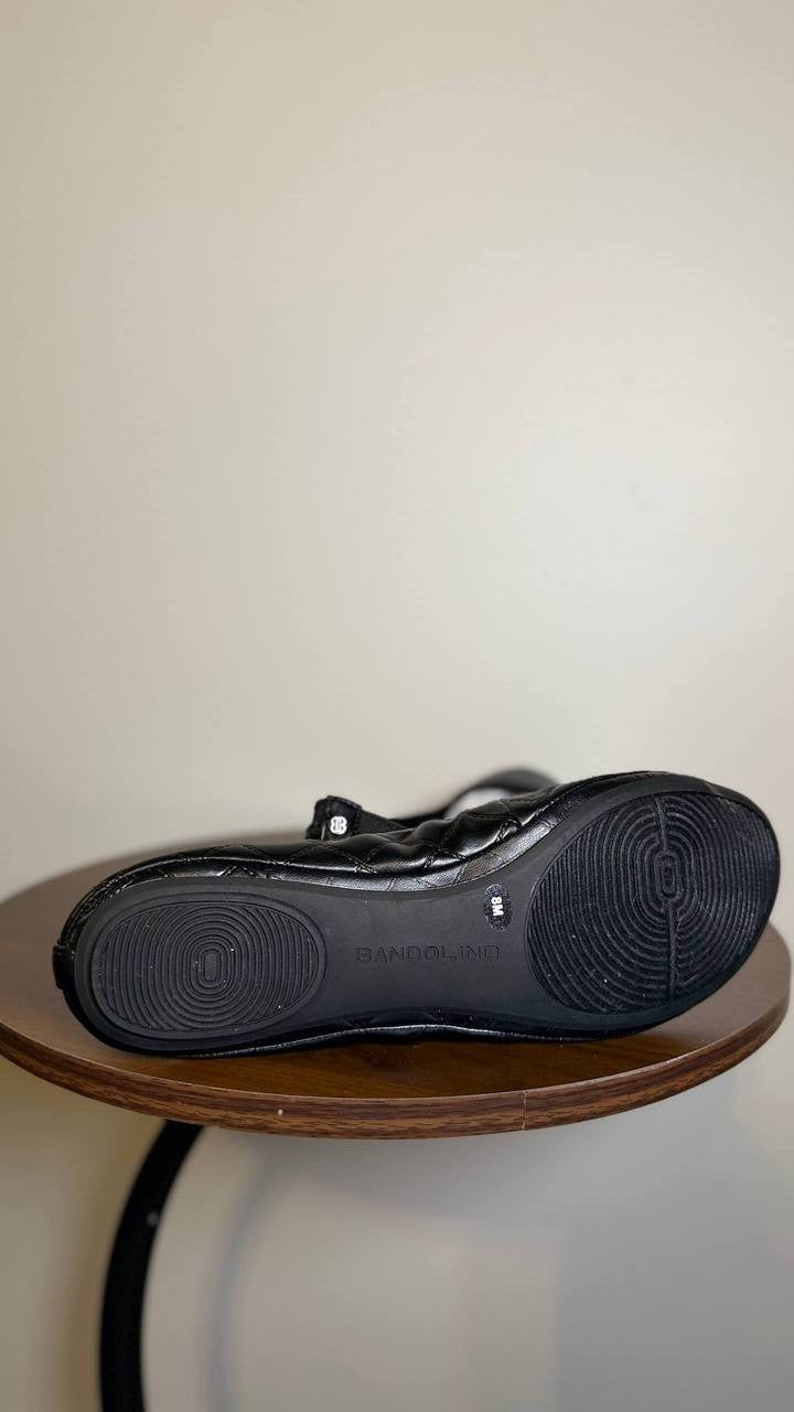 Bandolino Black Man‑Made Ballet Flats 8M NIB MSRP $79