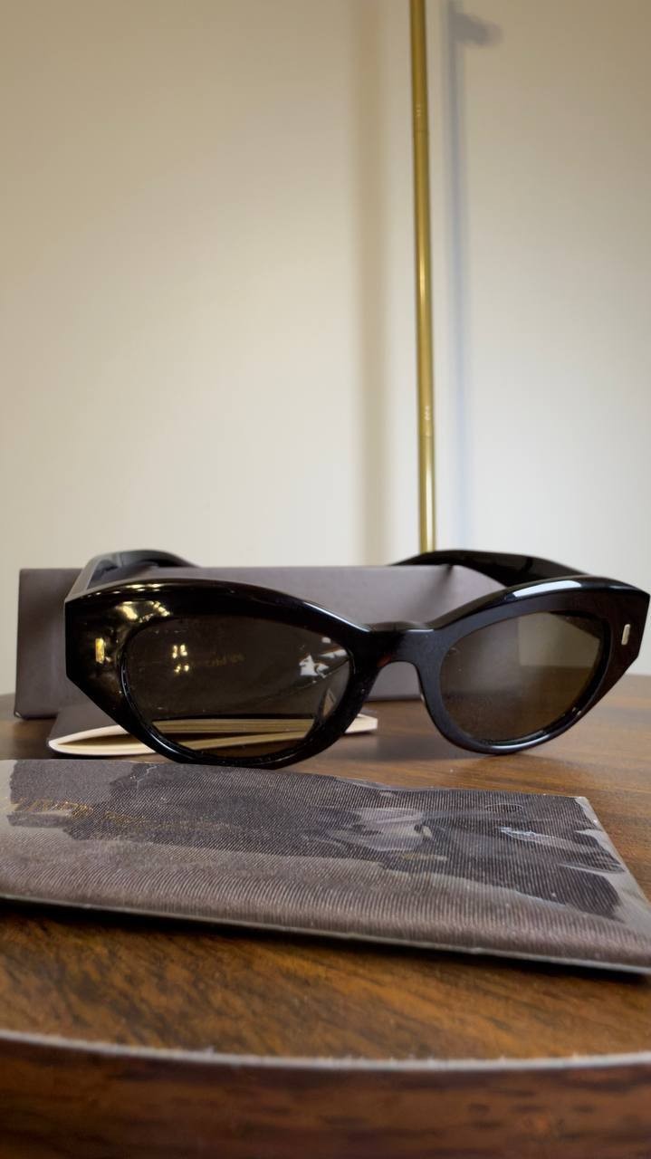 Oliver  Peoples  Lerrue  Sunglasses  Black  Acetate  OS  NWOT  $514