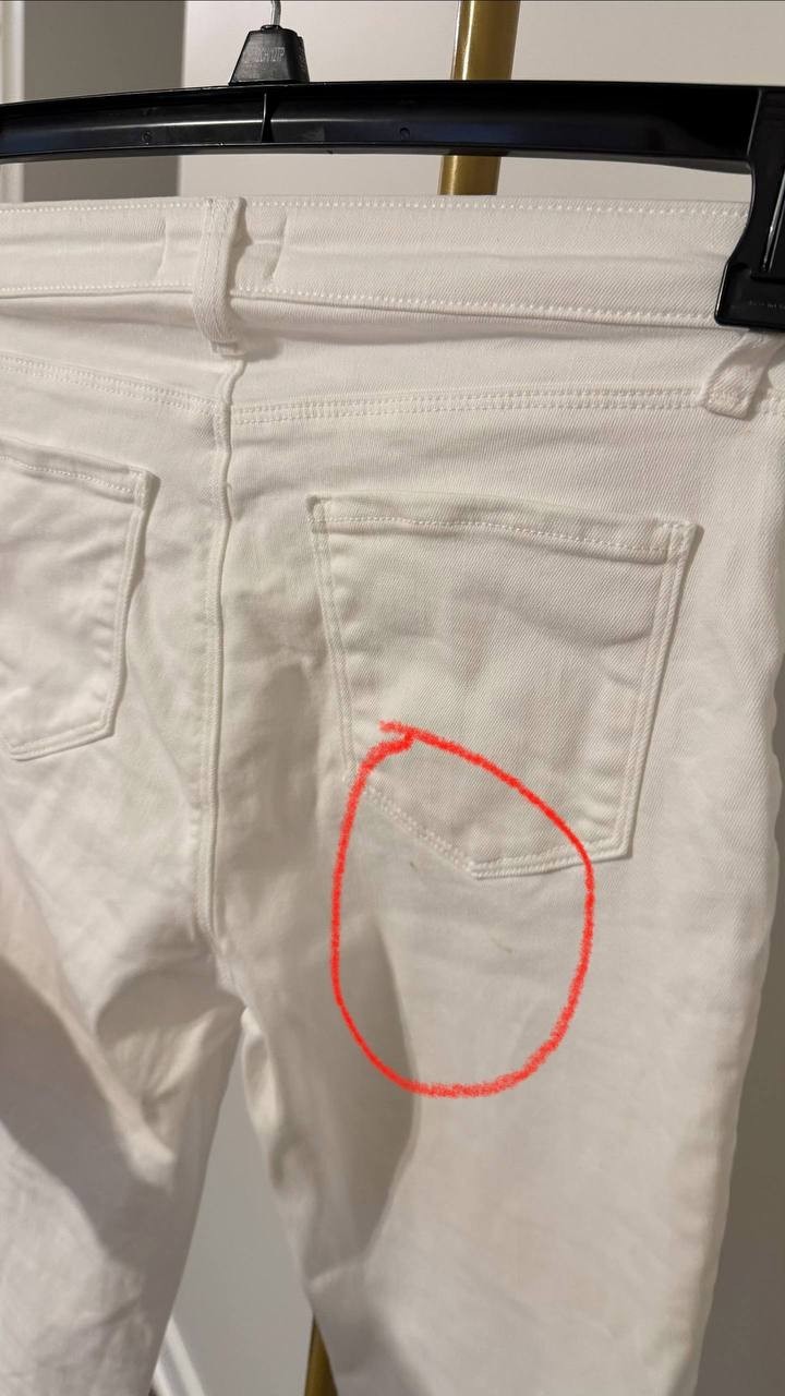 L’Agence Margot High‑Rise Ankle SkinnyJeans White 27 NWT Need Dry Clean msrp$245