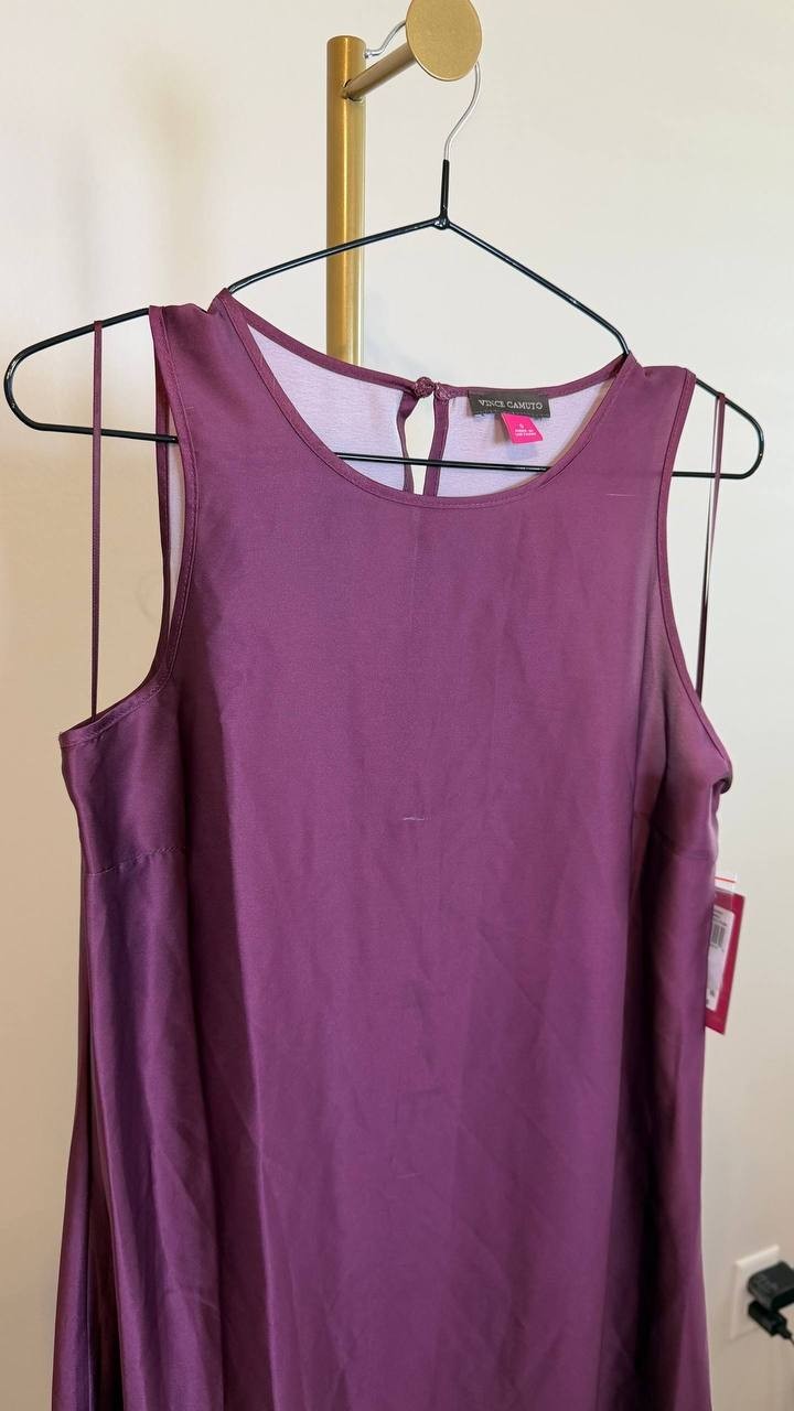 Vince Camuto Women’s Maxi Dress Sweet Plum Sleeveless Size S NWT$99(some snags)