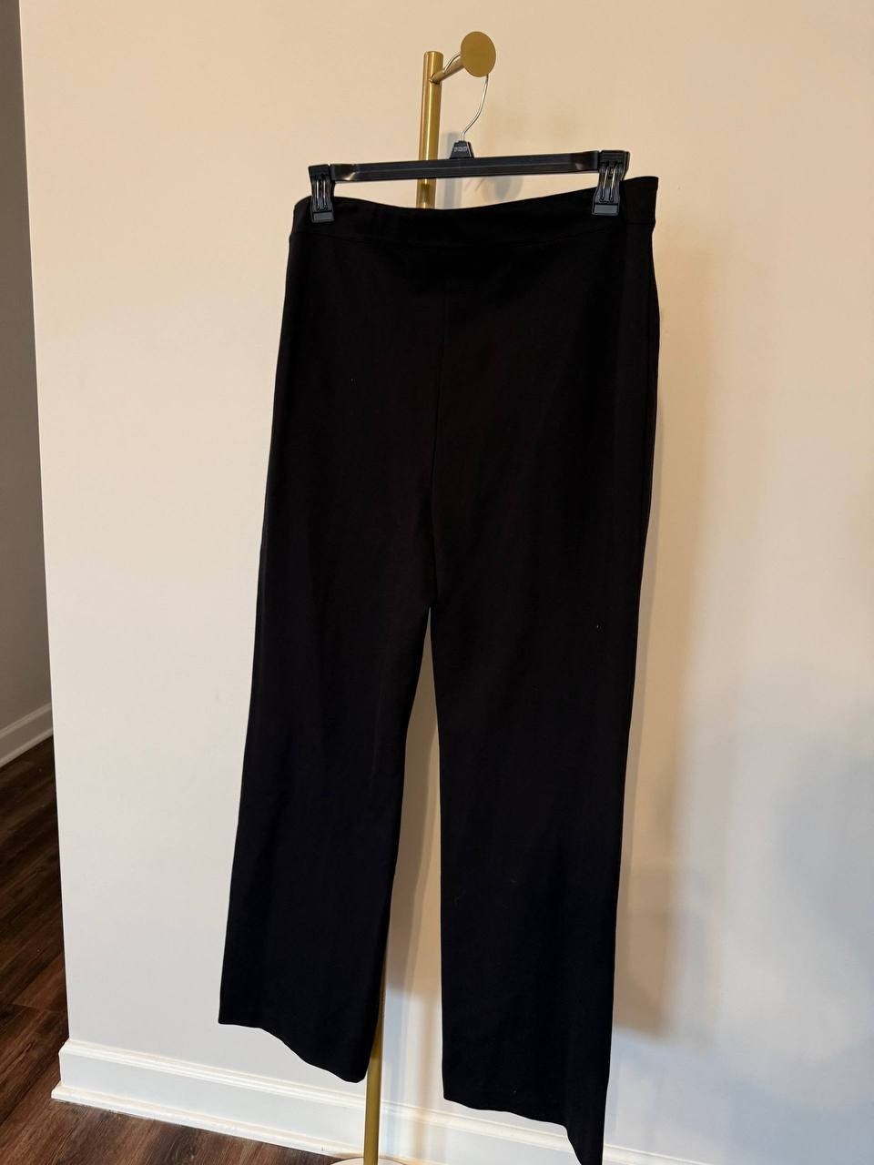 Karl Lagerfeld Paris Double‑Zipper Pants Black XL Pre‑Owned Designer MSRP$89