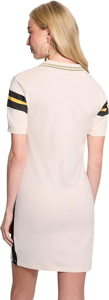 Guess Suzanne Polo Mini Dress Pink Size M NWT $69