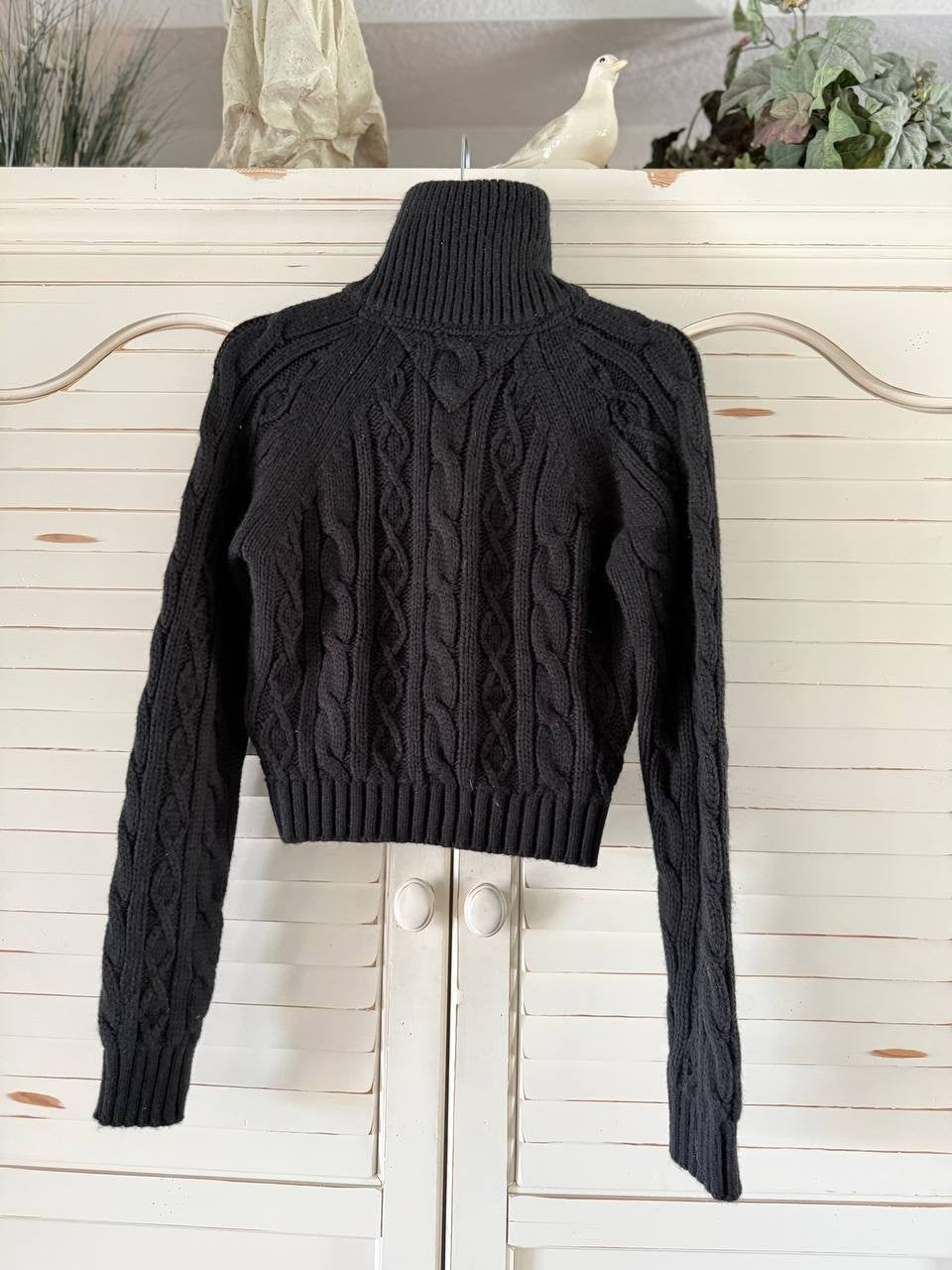 Tommy Jeans Black Sweater XS Recycled Knit Minimalist Streetwear MSRP 129$