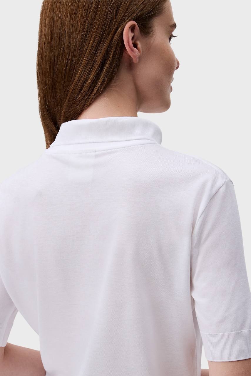 Calvin Klein REFINED White Polo Shirt Size M NWT $89