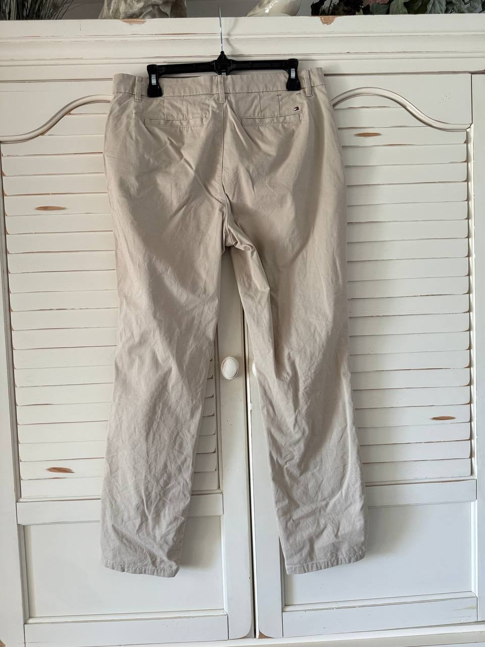 Tommy Hilfiger Slim Fit Chino Pants Travertine Beige Size 10 NWT Women