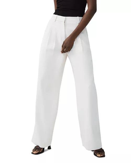 French Connection Harry Suiting Trousers Summer White 0 NWOT $98