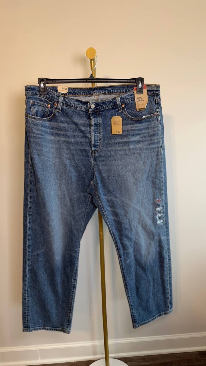 Levi’s 501 Original Women’s Jeans Plus Size Blue 20W NWT $110
