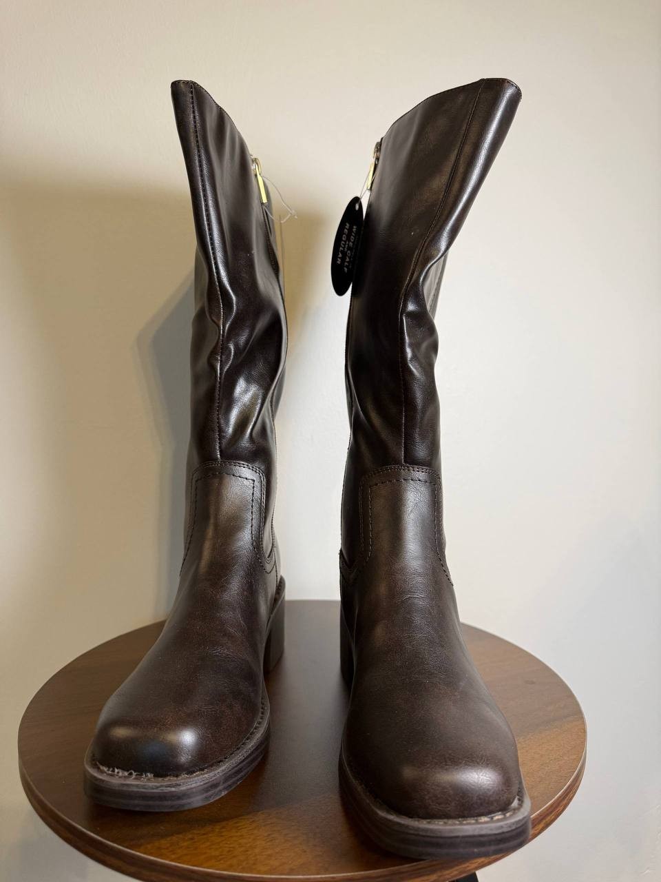 Wild Pair Warblerr Tall Boots – Downtown Brown – Size 7M – Manmade – New in Box