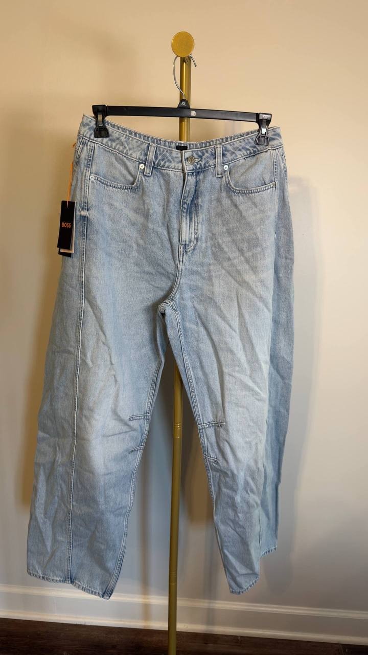 BOSS Orange Balloon Relaxed Fit Jeans Light Blue 30/30 NWT $179