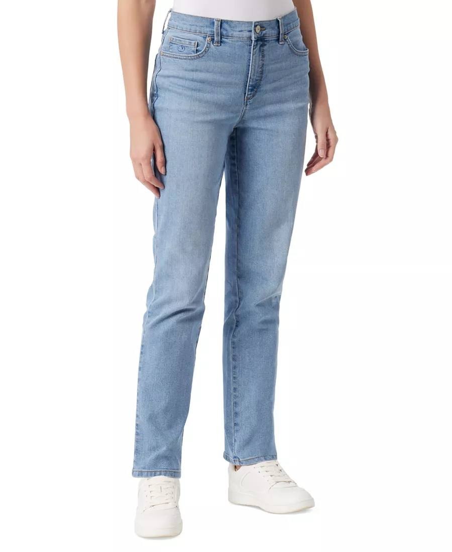 Gloria Vanderbilt Petite Amanda Jeans Light Blue Size 6P NWT Slimming MSRP$48