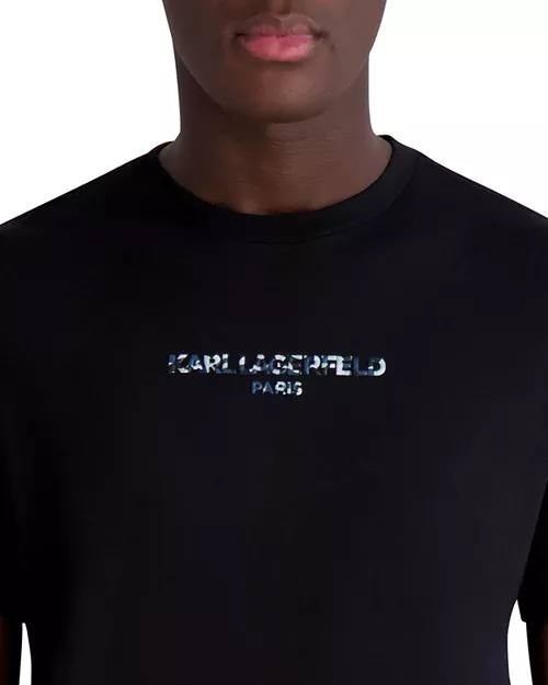 Karl Lagerfeld Paris Men’s Camo Logo Tee M $69 NWT