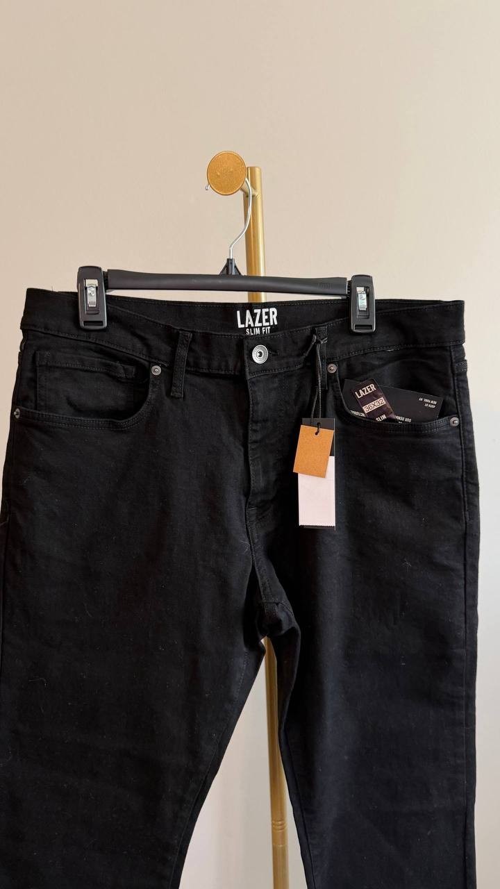 Lazer Men’s Slim‑Fit Stretch Jeans Dark Wash 36/32 $39.50 NWT