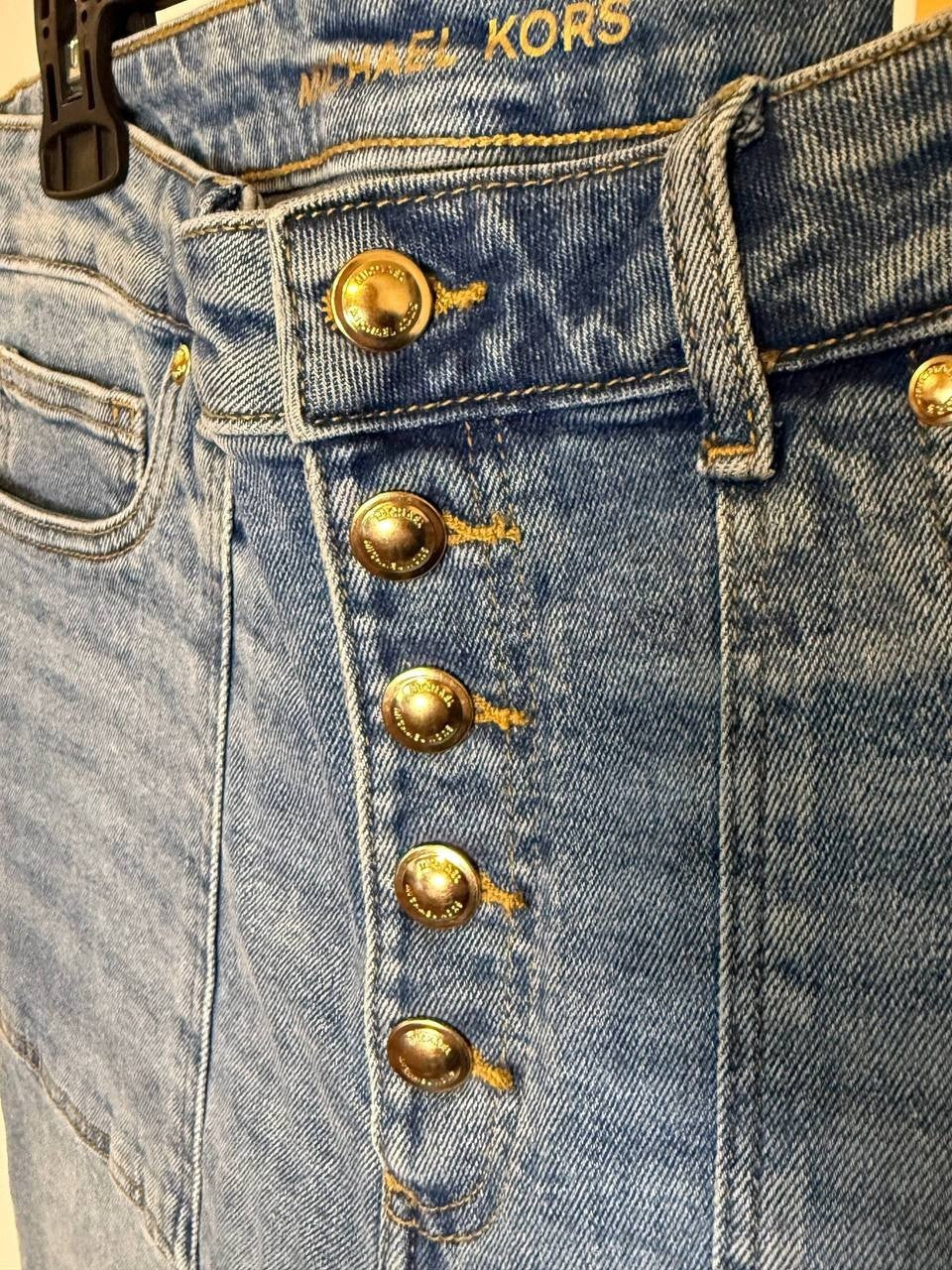 Michael Kors High-Waisted Button-Fly Jeans – Size 10 – NWT