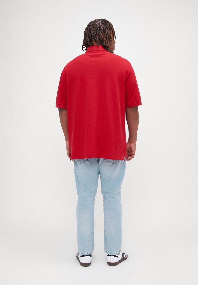 Tommy Hilfiger Chest Insert Polo Shirt Medium Red 4XL NWT $89.50