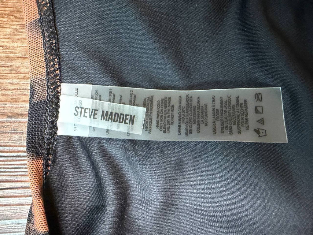 Steve Madden Scoop Hipster Bikini Bottoms Natural MD NWT $58