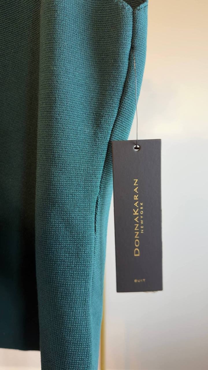 Donna Karan New York Women’s Cap‑Sleeve Sweater Green Size XL NWT $169