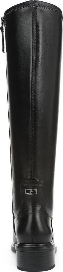 Franco Sarto Gisella Knee High Boots Black 7.5M Leather $225 NWB