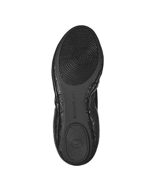 Bandolino Black Man‑Made Ballet Flats 8M NIB MSRP $79
