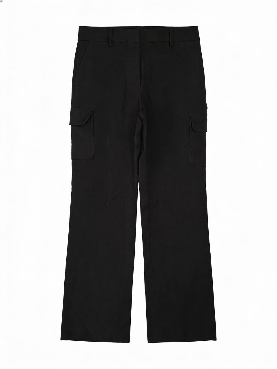 DKNY Black Cargo Pants – Size 8P – Pockets – NWT-Flaws
