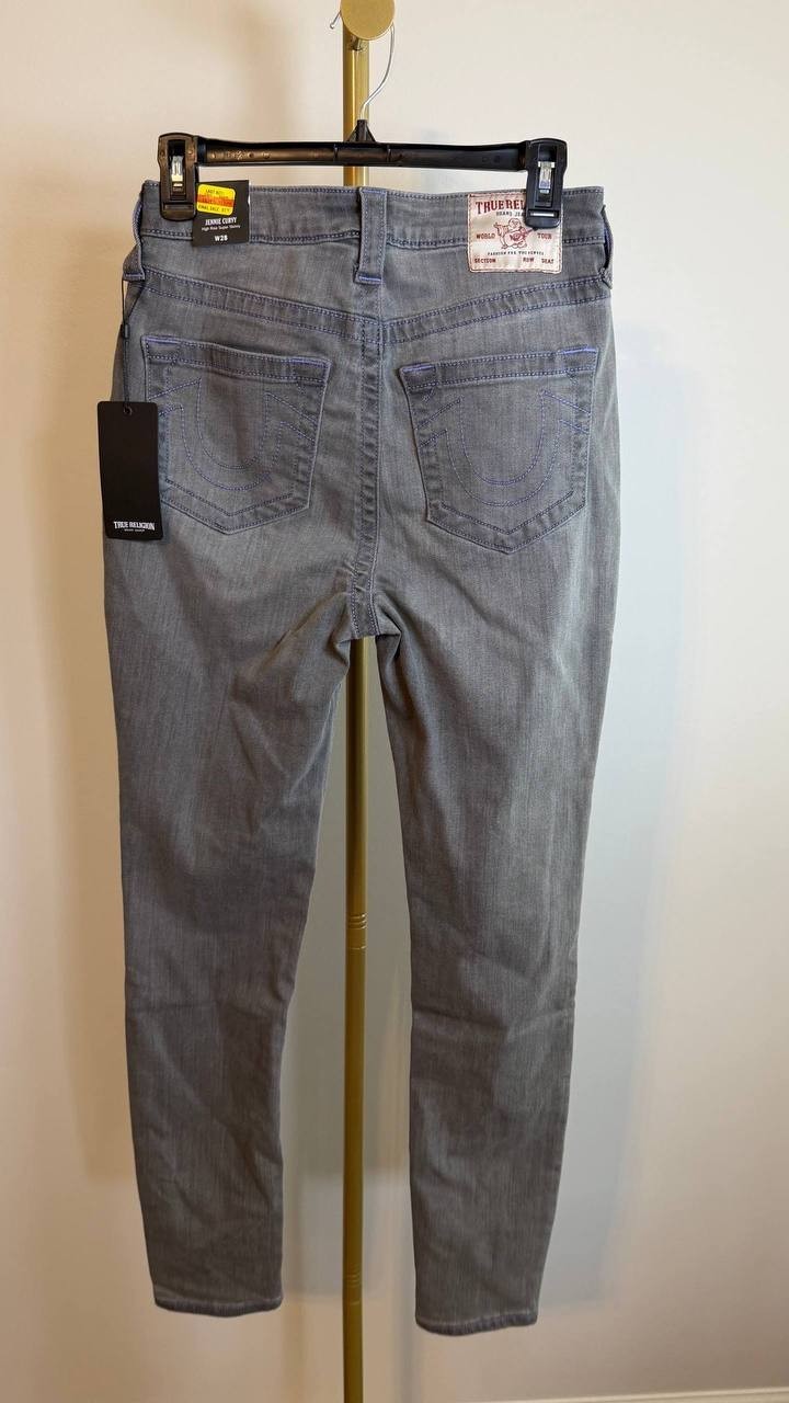 True Religion Jennie High Rise Curvy Skinny Jeans Kaia W28 NWT $159