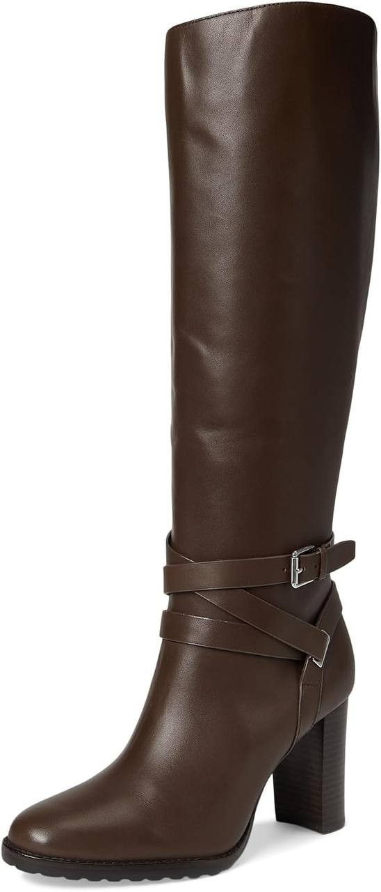 Lauren Ralph Lauren Tall Boots Chocolate 9.5 B New $295.00