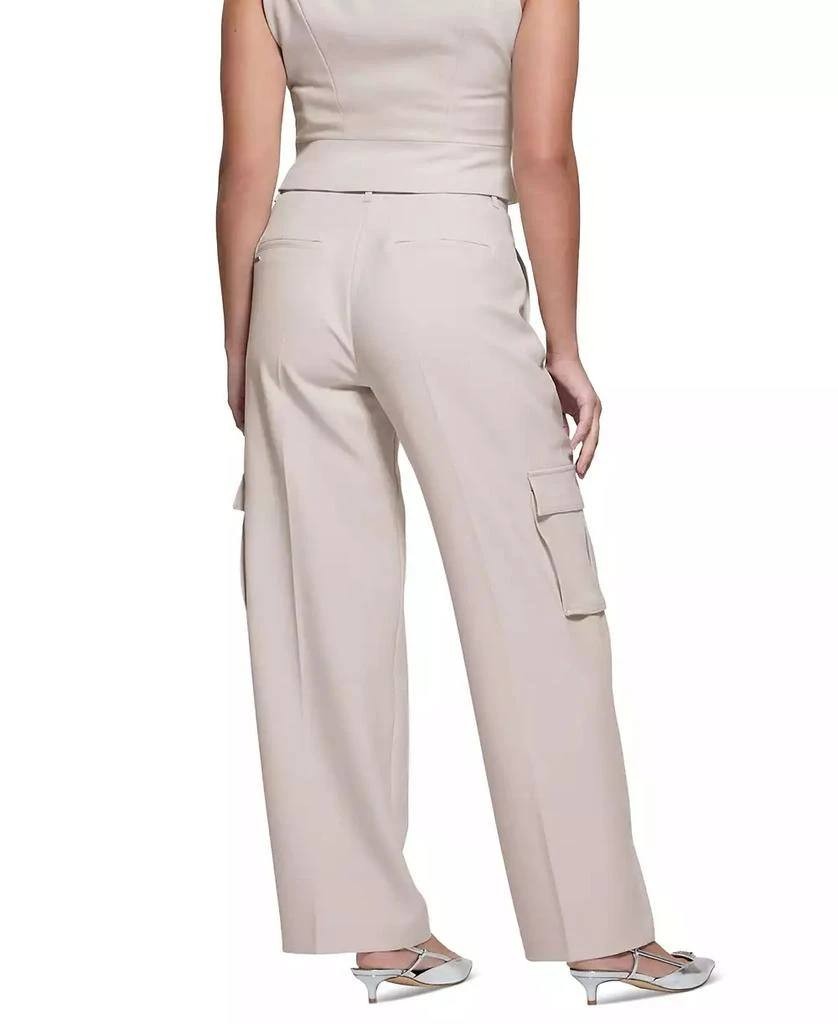 GUESS Eco Cargo Pants High-Rise Polyester Stone XL NWT