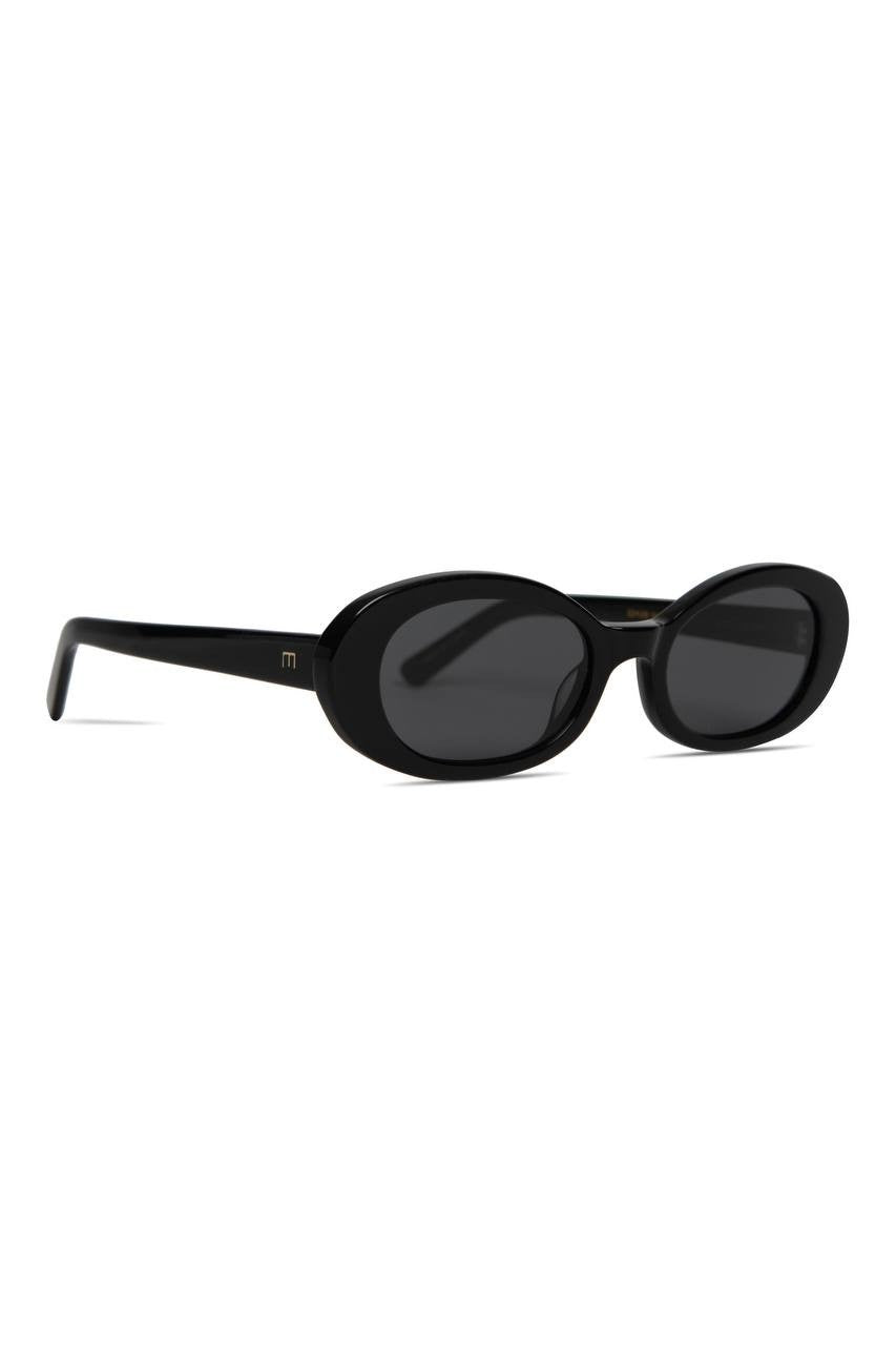 Elisa  Johnson  Lyric  Leigh  Oval  Sunglasses  Black  OS  NWT  $115