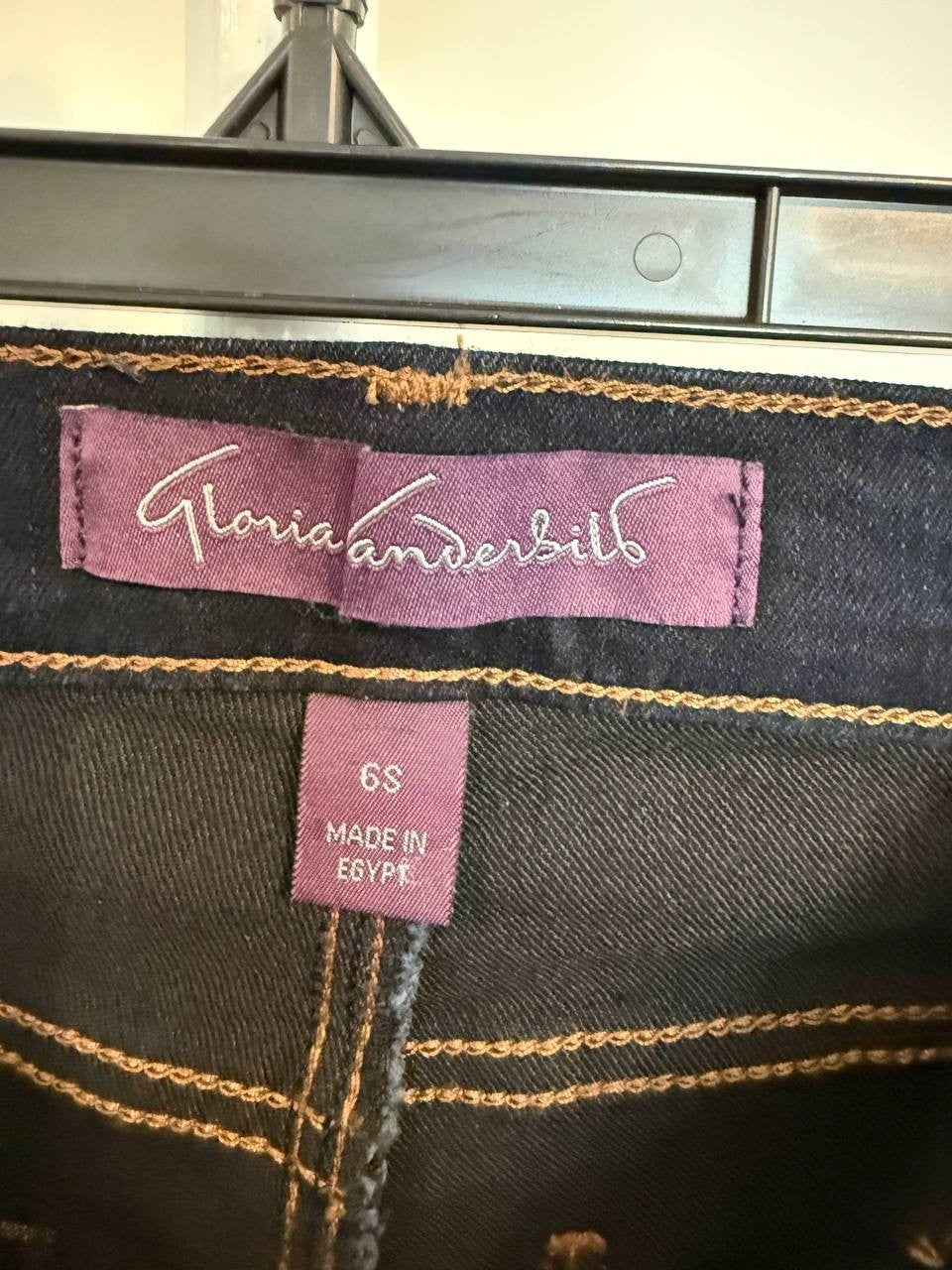 Gloria Vanderbilt Petite “Amanda” High‑Rise Straight‑Leg Jeans –Size 6S–NWOT