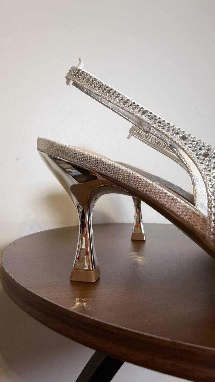 Sugar Silver Man‑Made Dress Pumps Women’s Size 9.5M – New in Box MSRP $69