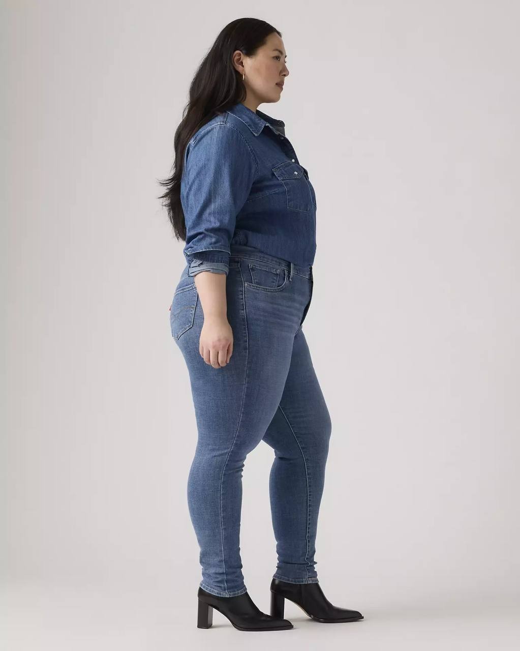 Levi’s 721 High Rise Skinny Jeans Plus Size 20W Lapis Air NWT $69.50
