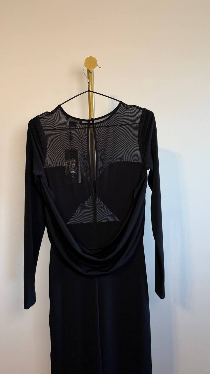Marciano by Guess Eco Audrina Maxi Dress Jet Black Size 6 NWT $280