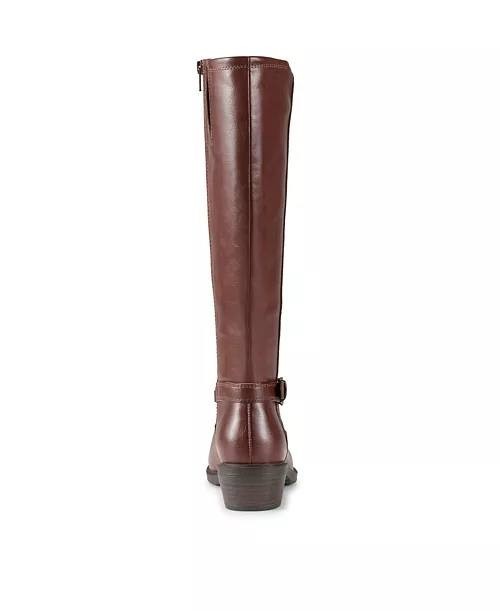 Baretraps Women’s Nena Riding Boots Mahogany 8M Man‑Made MSRP $119 NWB