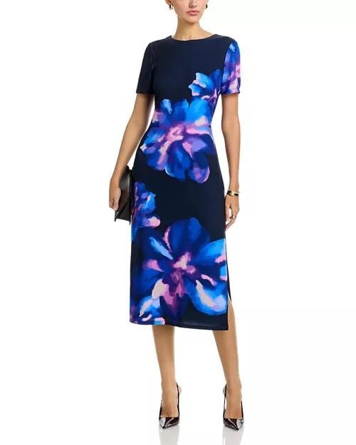Ramy Brook Kamila Dress Navy Floral Jersey XS NWT $465