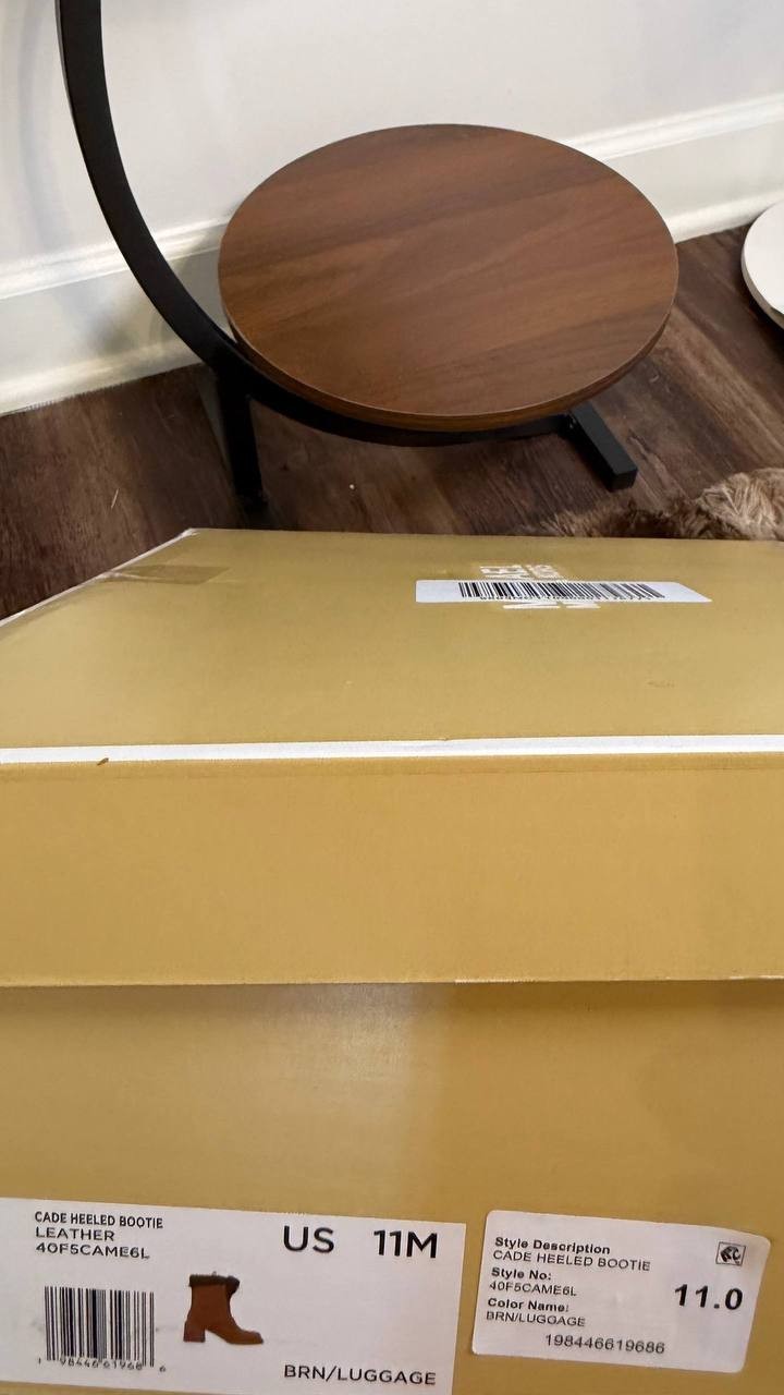 Michael Michael Kors Brown Luggage Leather Booties 11M New in Box MSRP $278